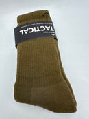 DARN TOUGH TACTICAL BOOT FULL CUSHION SOCKS T4022 UNISEX SIZE SMALL - BROWN - Brand New
