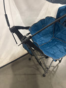 ARROWHEAD OUTDOOR PORTABLE FOLDING SWINGING HAMMOCK CAMPING CHAIR BLUE - Like New