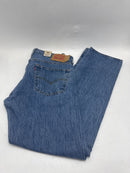 LEVI'S MEN 501 ORIGINAL JEANS 33W X 32L MEDIUM STONEWASH - Brand New