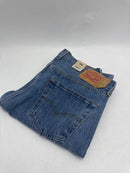 LEVI'S MEN 501 ORIGINAL JEANS 33W X 32L MEDIUM STONEWASH - Brand New