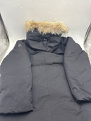 MACKAGE MEN EDWARD 2IN1 DOWN PARKA W HOOD BIB/NATURAL FUR - SIZE 48 - BLACK - Brand New