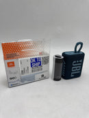 JBL GO 3 PORTABLE MINI BLUETOOTH SPEAKER BIG AUDIO PUNCHY BASS JBLGO3BLUAM - Like New