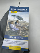 SPORT-BRELLA CHAIR UPF 50+ ADJUSTABLE UMBRELLA BEACH CHAIR 10253 - GRAY - Brand New