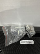 HBTOWER STEP LADDER FOLDING STEP STOOL WITH WIDE ANTI-SLIP PEDAL KQ0004 - BLACK - Like New