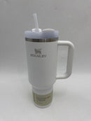 STANLEY QUENCHER H2.0 TUMBLER WITH HANDLE AND STRAW 40 OZ 10-12574-001 - FROST - Like New