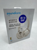 SOUNDCORE SPACE ONE PRO FLEXICURVE OVER-EAR HEADPHONE CREAM WHITE - Brand New
