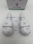 Light Bulb Security Camera WiFi Lightbulb Security Cameras Waterproof (2Pcs) - Like New