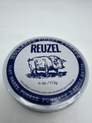 REUZEL CLAY MATTE POMADE MEDIUM HOLD WATER SOLUBLE (4 OZ) - WHITE/BLUE - Brand New