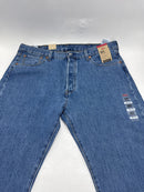 005010193 LEVI'S MEN'S 501 ORIGINAL FIT JEANS MEDIUM STONE SIZE 38X30 - Brand New