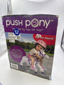 POWER PONY PUSH RIDING TOY 3+ YEARS, 100 LB CAPACITY - WHITE - Brand New