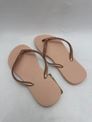 HAVAIANAS WOMEN'S SLIM FLIP FLOP - SIZE WOMEN 6 (EU W37/38) - BALLET PINK - Brand New