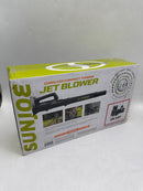 Sun Joe 24-Volt IONMAX Jet Blower Cordless Battery+Quick Charger - GREEN/BLACK - Like New