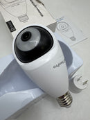 TKENPRO 5G&2.4GHz Light Bulb Security Camera Dual Band IP65 2K ZY-D1 - White - Like New