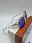 MAUI JIM KAWIKA FASHION SUNGLASSES 54MM CRYSTAL/BLUE HAWAII MJ-257-CRY/BLUHAW - Like New