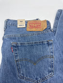 LEVI'S MEN 501 ORIGINAL JEANS 33W X 32L MEDIUM STONEWASH - Brand New