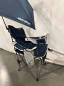 SPORT-BRELLA RECLINING BEACH CHAIR - DARK BLUE - Like New
