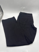 04505-0260 LEVI'S MEN'S 505 REGULAR FIT JEANS 46X 34L - BLACK - Brand New