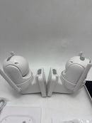 SEHMUA 2K Solar Security Cameras Wireless 2 Pack 360° View Pan RBX-S73 - White - Like New