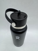 HYDRO FLASK WIDE MOUTH VACUUM INSULATED STAINLESS STEEL BOTTLE - BLACK - Like New