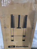 RIKADE TELESCOPING LADDER 16.5FT & ATTIC LADDER HEAVY DUTY - ALUMINUM - Like New
