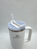 STANLEY QUENCHER H2.0 TUMBLER WITH HANDLE AND STRAW 40 OZ 10-12574-001 - FROST - Like New
