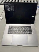 For Parts: APPLE MACBOOK PRO 16" I7-9750H 32GB 512GB SSD RADEON PRO 5300M CRACKED SCREEN