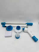 Junxin Hurricane Spin Scrubber Rechargeable Cordless, SH-308 - Blue/White - Like New