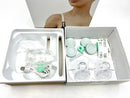 Elvie Breast Pump Double, Wearable Breast Pump EP01-02-M - White - Like New