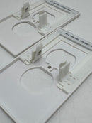 HELLO LIGHT 2 PACK WALL PLATE NIGHT LIGHT HELLO LIGHT LED NIGHT LIGHTS - WHITE - Like New