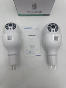 Light Bulb Security Camera WiFi Lightbulb Security Cameras Waterproof (2Pcs) - Like New