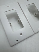 HELLO LIGHT 5 PACK WALL PLATE HELLO LIGHT LED NIGHT LIGHTS BUILT - WHITE - Like New