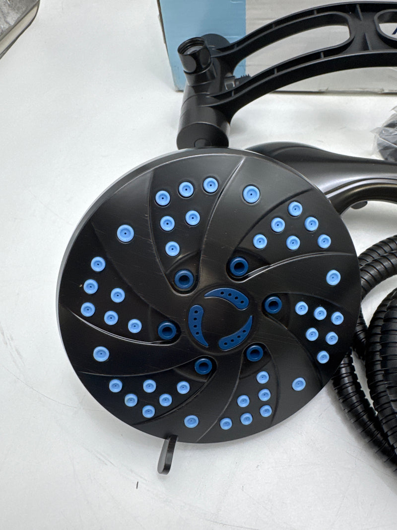 AQUACARE HOTEL SPA AQUACARE RAIN & HANDHELD 3-WAY SHOWER - OIL RUBBED BRONZE - Like New