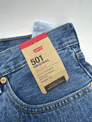 005010193 LEVI'S MEN'S 501 ORIGINAL FIT JEANS MEDIUM STONE SIZE 38X30 - Brand New