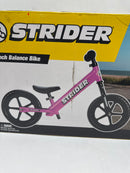 Strider 12” Sport Bike - No Pedal Balance Bicycle for Kids 1 to 4 Years PINK - Like New