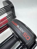 POWERBLOCK 50 - 10-50 LB. ADJUSTABLE DUMBBELLS, SINGLE DUMBBELL - BLACK - Like New