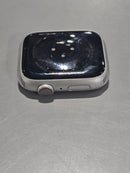 For Parts: APPLE WATCH SERIES 9 GPS+CELLULAR 45MM ALUM CASE WHITE BAND - BATTERY DEFECTIVE