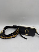 Marc Jacobs Women's The Snapshot MJ Cross Body Bag - New Black Multi - Like New