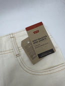 A93070000 LEVI'S SIZE 30 WOMEN'S HIGH WAIST CONTRAST STITCH MOM SHORTS - Brand New