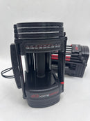 POWERBLOCK EXP ADJUSTABLE DUMBBELLS, STAGE 1, 5-50 LB, 503-00186-02 - BLACK/RED - Like New