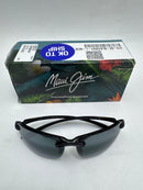 412-02 MAUI JIM MEN'S AND WOMEN'S BANYANS POLARIZED RIMLESS LARGE - BLACK/GREY - Brand New