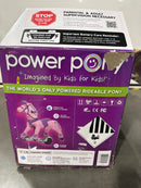 POWER PONY RIDING TOY PRINCESS ZUME V2: STEEL RIDE-ON ANIMAL 8 MPH - PINK - Like New