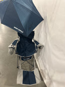 SPORT-BRELLA RECLINING BEACH CHAIR - DARK BLUE - Like New