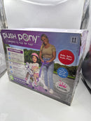 POWER PONY PUSH RIDING TOY 3+ YEARS, 100 LB CAPACITY - WHITE - Brand New