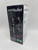 NUTRIBULLET FLIP PORTABLE BLENDER WITH INSULATED CUP, CORDLESS - BLACK - Brand New