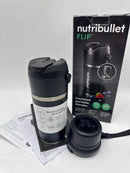 NUTRIBULLET FLIP PORTABLE BLENDER WITH INSULATED CUP, CORDLESS - BLACK - Like New