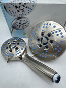 AquaCare AS-SEEN-ON-TV High Pressure 50-mode 3-way Shower Head - SATIN NICKLE - Like New
