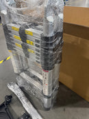 SOCTONE TELESCOPING A FRAME 16.5 FT ALUMINUM EXTENSION LADDER,330 LB - SILVER - Like New