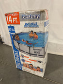 BESTWAY STEEL PRO MAX 14' X 33" ROUND ABOVE GROUND POOL SET - Scratch & Dent
