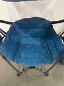 ARROWHEAD OUTDOOR PORTABLE FOLDING SWINGING HAMMOCK CAMPING CHAIR BLUE - Like New