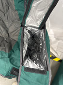 ARROWHEAD OUTDOOR Portable Folding Camping Quad Chair w/ 6-Can Cooler Green - Like New